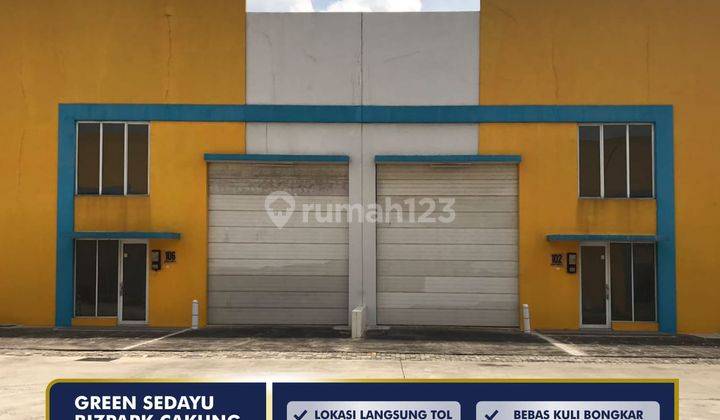 Disewa Gudang Green Sedayu Bizpark Cakung 12x36 Kantor 2lt 1