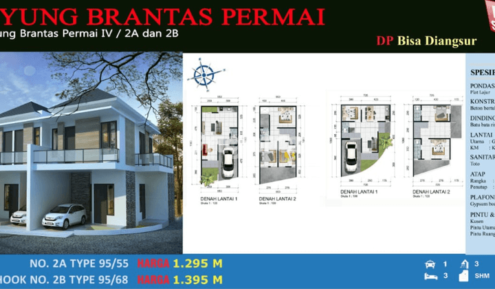 RUMAH NEW MINIMALIS CIAMIK DI SURABAYA BARAT, WIYUNG BRANTAS PERMAI 2