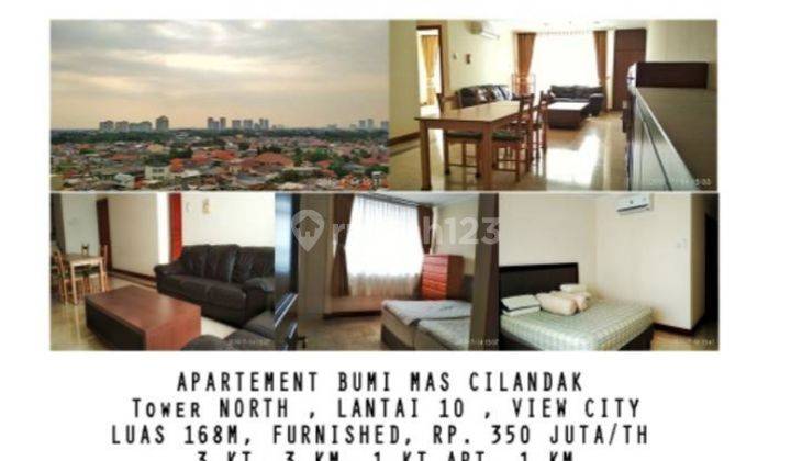 Dijual Apartemen Bumimas Cilandak 3kt Full Furnished 2 Lantai 2