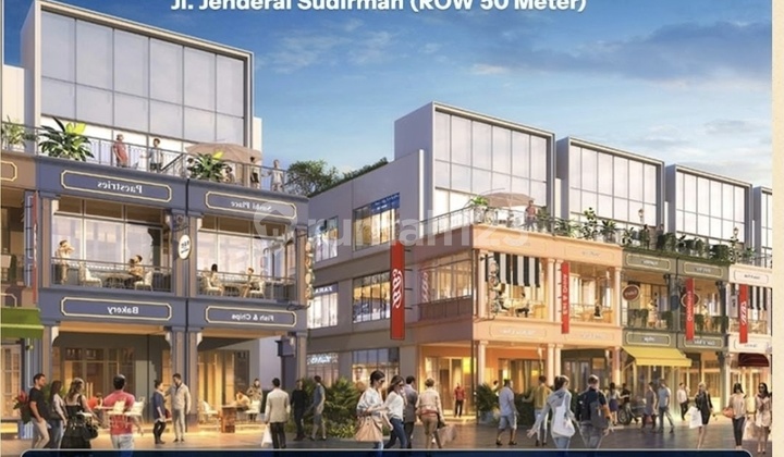 Disewa Ruko Marina Bay Pik2 3Lt Uk 4.5X23 M2 At Tangerang