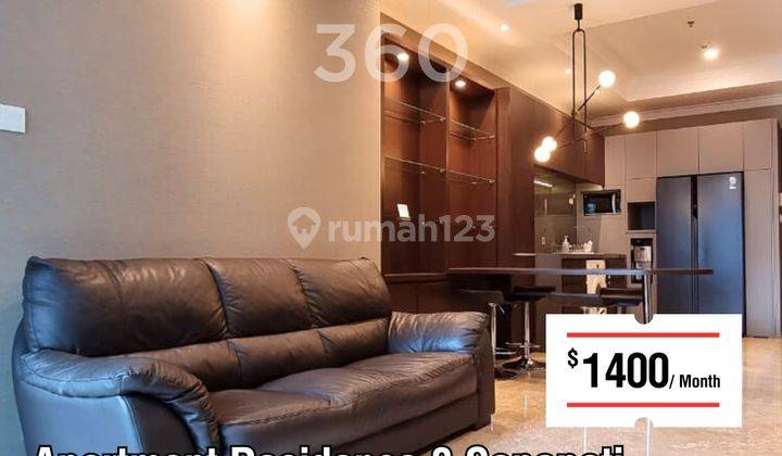 Disewa Apartemen Residence 8 Senopati Scbd Super Lux Uk76m2 Furnished At Jakarta Selatan  1