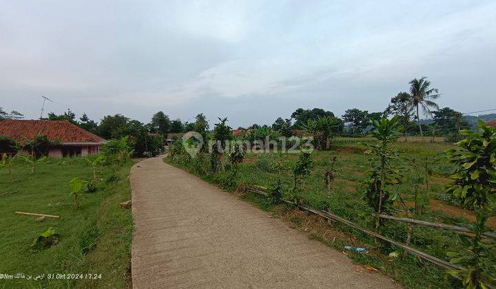 TANAH KEBUN DATAR  SAMPING JALAN DENGAN UDARA ADEUM 1