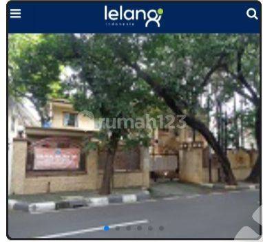 Dijual rumah lelang siap huni daerah menteng di Jalan cut nyak din 1