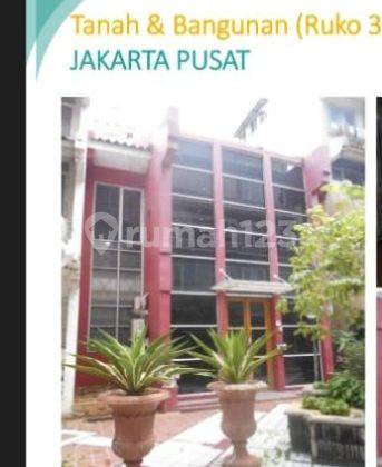 Dijual dengan Lelang Ruko Daerah Senen, Jakarta Pusat, HGB Bagus 1