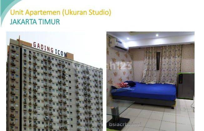 Dijual Apartemen  Murah Dengan  Lelang ,Strata Tittle, Lokasi Strategis, Pulogadung, Jakarta Timur  1