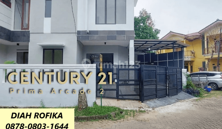 Rumah 2 Lantai Minimalis Hook Dalam Cluster di Graha Raya DM13779 1