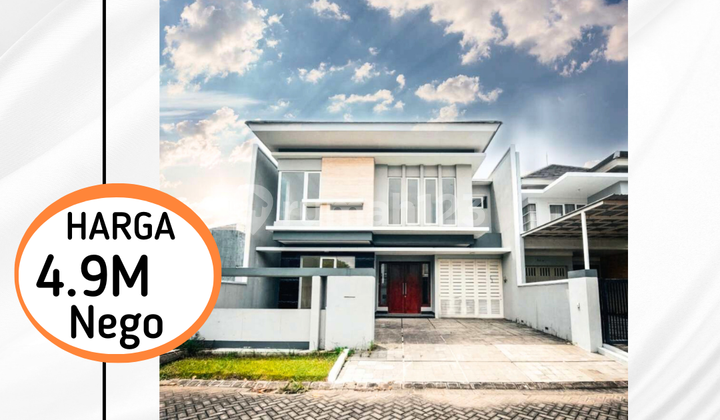 New Gress.minimalis.2 Lantai.wisata Bukit Mas Wiyung