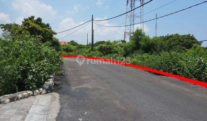 Land on Jalan Bali Tv No 1 Kutuh Badung is suitable for a villa 1