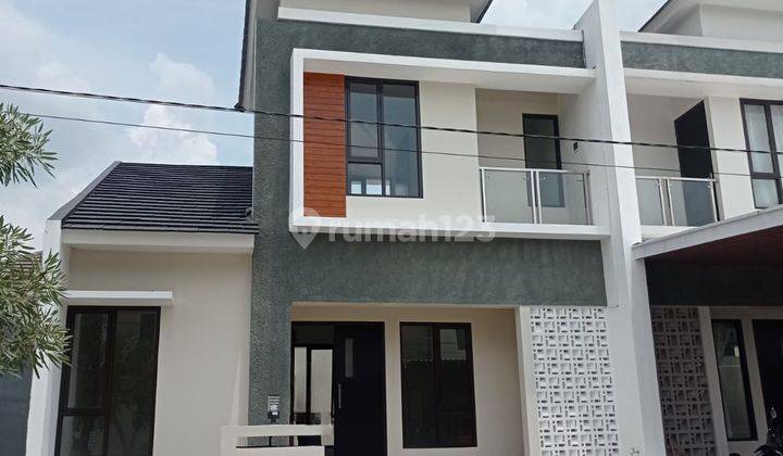 Rumah Mewah Dua Lantai Di Cluster Tembalang Type Emerald Garnden 1