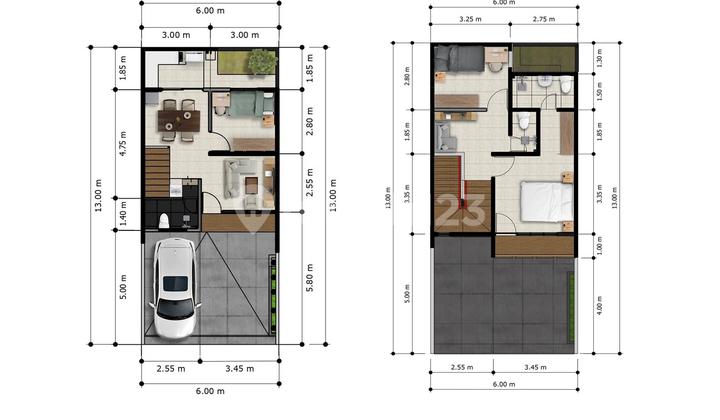 Dijual Rumah 2Lt, Strategis, Listrik Under Ground Dekay Akses Jatibening di Jatibening
