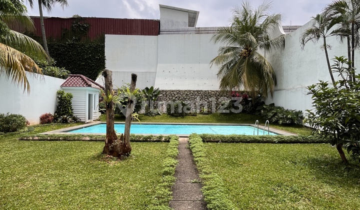 Luxury 1-Story House for Rent Furnished Private Pool Kebagusan South Jakarta 2
