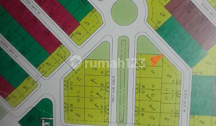 For Sale Kav Cluster Onyx Alam Sutra Near Toll Road. Area 420M.