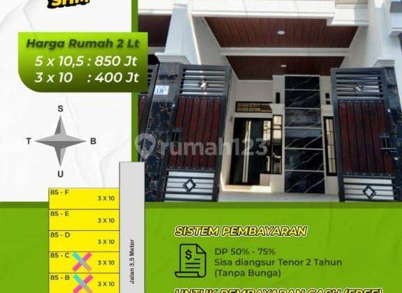 Dijual Rumah Baru Minimalis Modern Jln Petemon 1