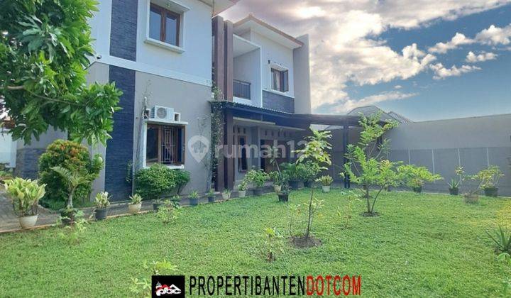 Rumah Mewah 2 Lantai Furnished Halaman Luas Di Kavling Cilegon 2