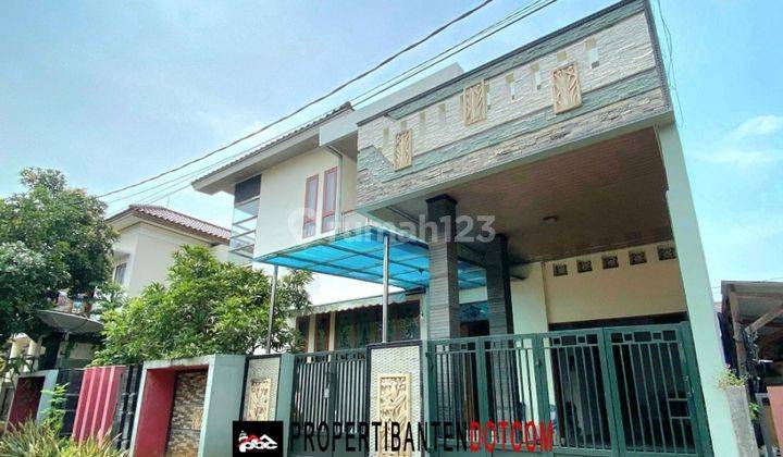 Rumah Besar Full Furnished Disewakan Tahunan Dalam Cluster Serang City 1