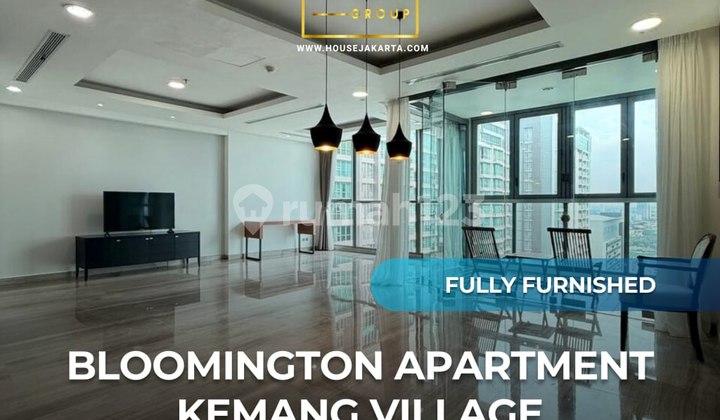 Dijual / Disewakan Apartemen Bloomington Kemang Village. Lengkap Berperabotan