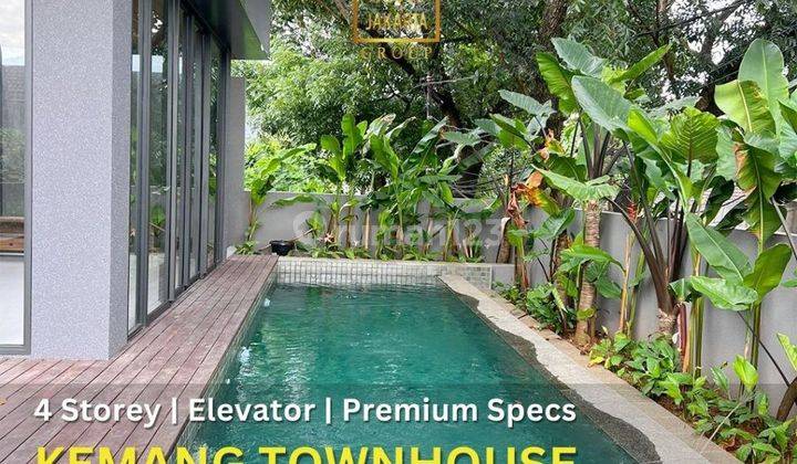 Townhouse Kemang 4 Stories, Elevator, Cozy, Garden Pool 1