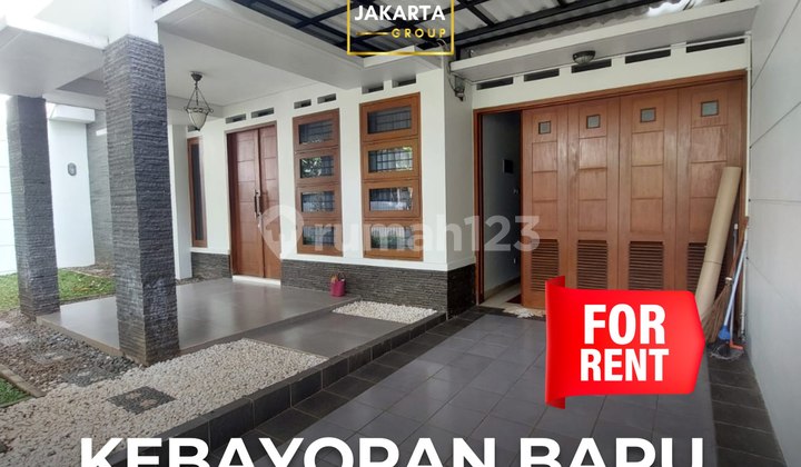 Rumah Sewa Kebayoran Baru Siap Huni Dekat Apt Pakubuwono