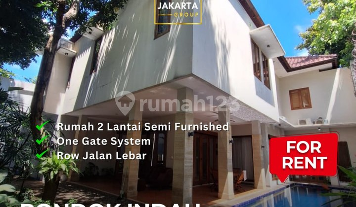 Rumah Mewah Semi Furnished Pondok Indah
