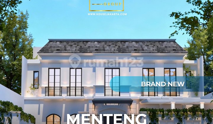 Dijual: Rumah Mewah Menteng Jakarta Pusat - Brand New - Premium Area - Row Jalan Lebar - Area Tenang.