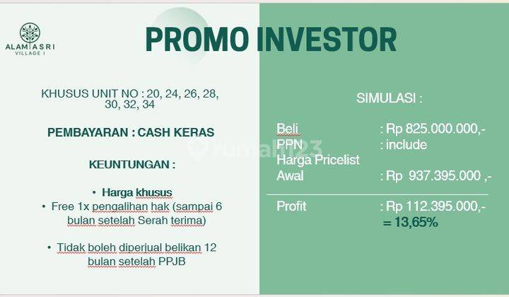Rumah Baru Murah di Komplek Alam Asri Village Cimahi Tengah 2
