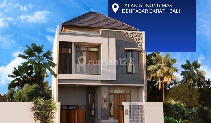 Rumah Modern Minimalis 3 Kamar Di Jalan Gunung Mas Denpasar Barat 1