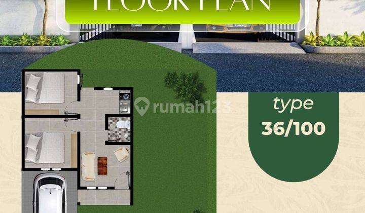 Rumah Cluster Minimalis 2 Kamar Dekat Pantai Pandawa Kuta Selatan 2