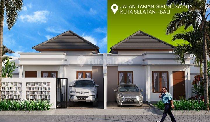 Rumah Cluster Minimalis Area Tenang Di Jalan Taman Giri Nusa Dua