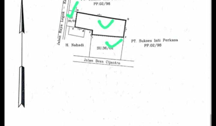 Dijual Tanah Strategis Jalan Raya Legok Dekat Tol Pagedangan 2