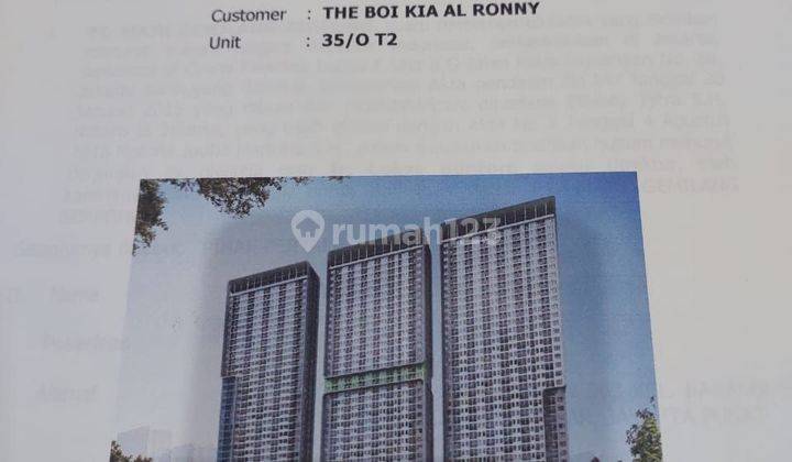 Apartemen B Residence 1 Br Rose Tower. Lt 37