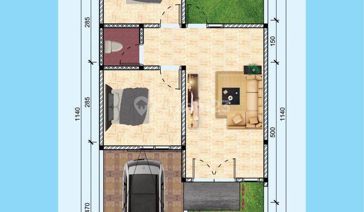 Rumah Asri Ekslusif Surat SHM Split Angsur 5x Harga Mulai 200jtan 2