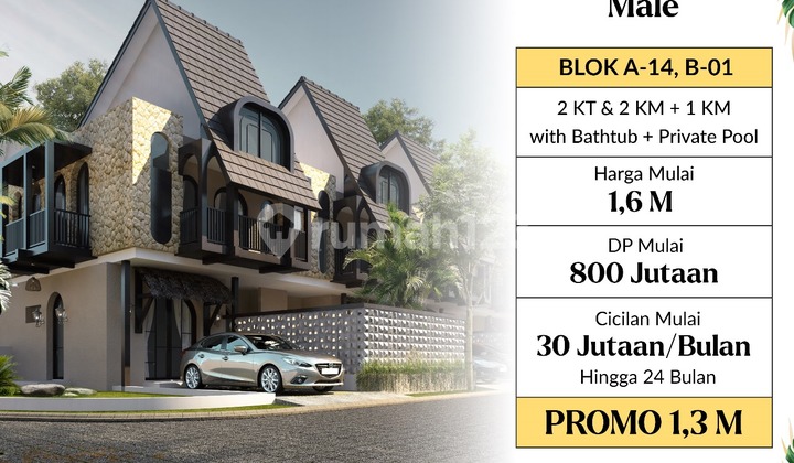 Villa Maldives Premium di Kota Batu