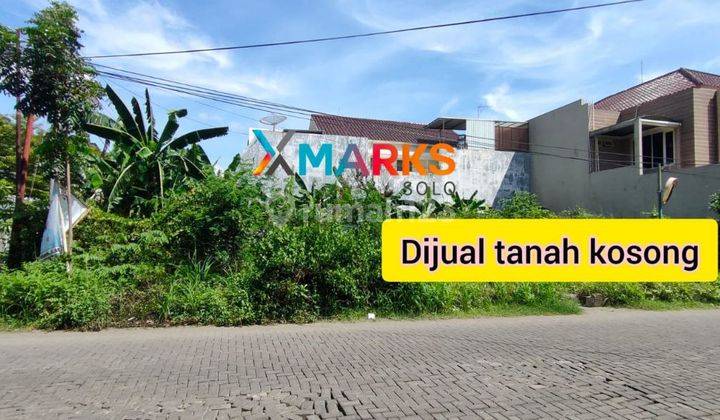 Tanah kosong kawasan paling elite Solo Baru HGB 388 m²  1