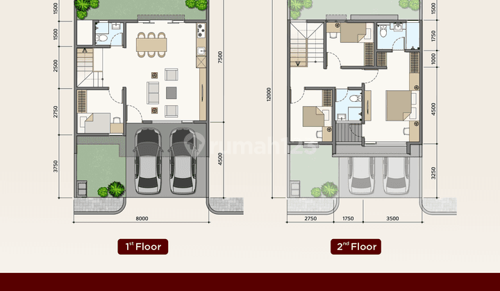 Rumah 2 Lantai Garden Avenue Cluster Rosewood Lokasi Strategis 2