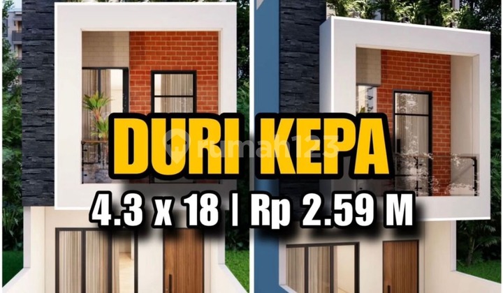 ANA RUMAH BARU UK 4.3X18M DI DURI KEPA 1