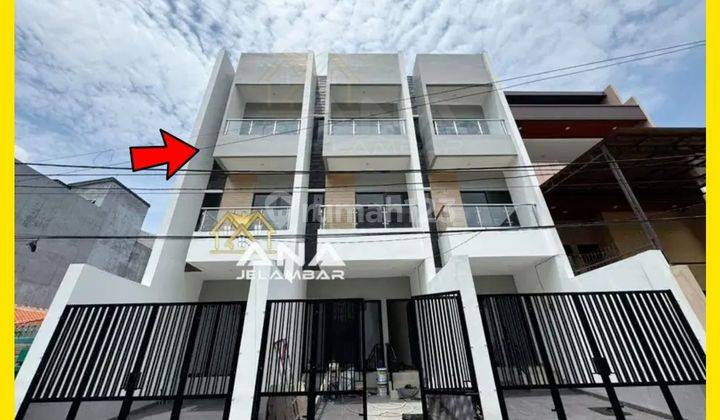 ANA RUMAH BARU 4.33X20M² DI KAVLING POLRI JELAMBAR 1