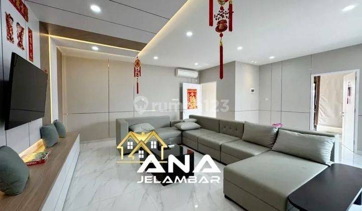 ANA RUMAH SEMI BARU UK 7.45X21M DI KOMP KAVLING POLRI JELAMBAR 2