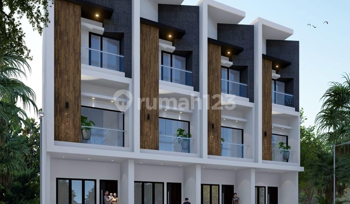 A NEW MINIMALIST MODERN HOUSE 4X15M IN POLRI COMPOUND, JELAMBAR 1