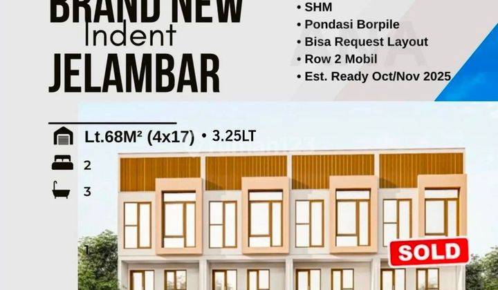 ANA RUMAH BARU INDENT UK 4X17M DI JELAMBAR 1