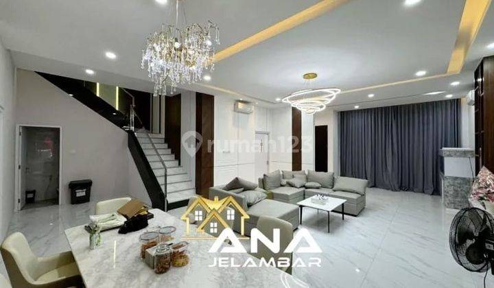 ANA RUMAH SEMI BARU UK 7.45X21M DI KOMP KAVLING POLRI JELAMBAR 2