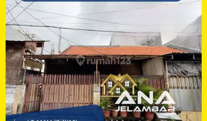 ANA RUMAH UK 7.4X15M DI KOMPLEK KAVLING POLRI JELAMBAR 1