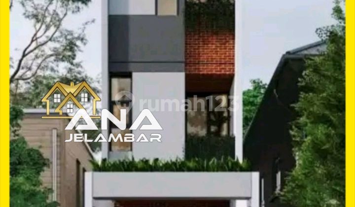 Ana Rumah Baru 3Lt Luas 3.5X16m Akses Masuk Mobil Harga 1M-An di Jelambar - * Good- Deal !!* 1