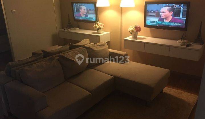 Apartemen Menteng Square 2 BR full furnished terawat dijual murah tower favourite 2