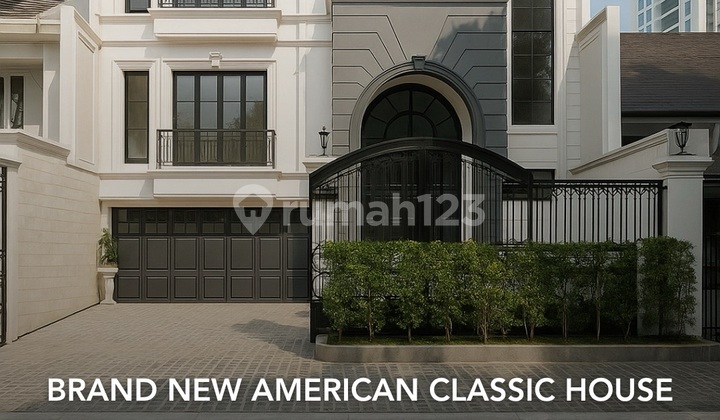 Kebayoran Baru Brand New American Classic Komplek Besar