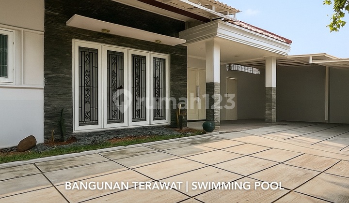 Kemang. Rumah Terawat Siap Huni Swimming Pool