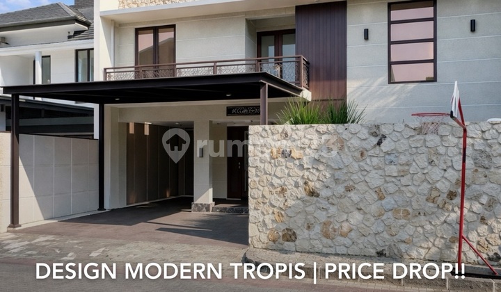 Modern Tropical Design in a Large, Ready-to-Live Townhouse in Cilandak