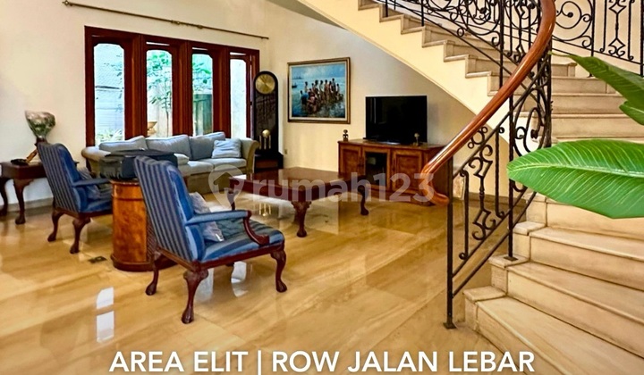Menteng Rumah Area Elit Row Jalan Lebar