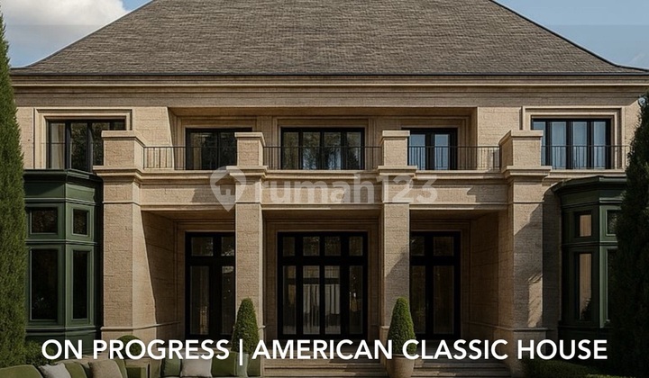 Kemang Luxury House Design American Classic Fully Furnished