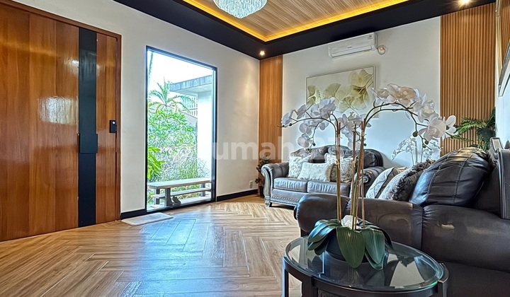 Cinere Mewah Design Tropical Modern Backyard Swimming Pool Modern