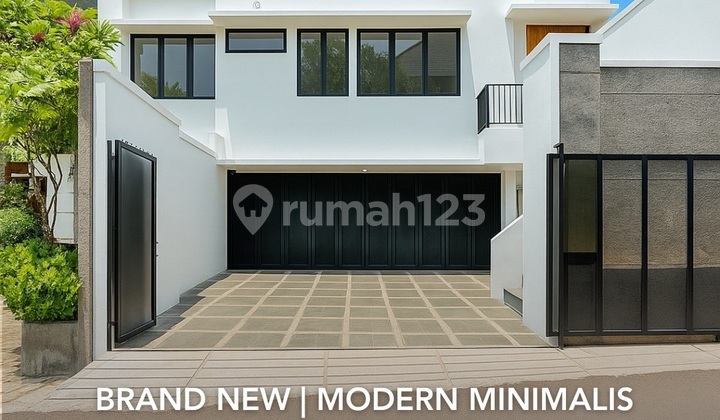 Kemang Minimalis Tropis 3 Lantai + Rooftop